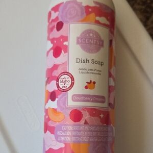 Scentsy Cloudberry Dreams Pink and Orange Dish Soap